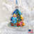 3'' Glass Holiday Shaped Ornament