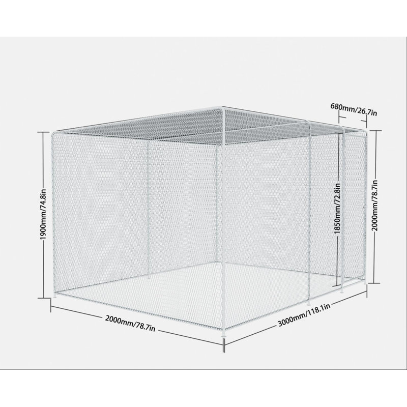 Cage à poules pour poulailler