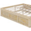 Lit plateforme double avec 6 tiroirs-267751240