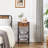 15.7'' W Metal Nightstand