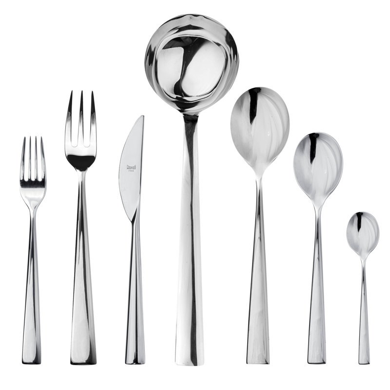 Energia Flatware Set - 51 Pieces - Stainless Steel