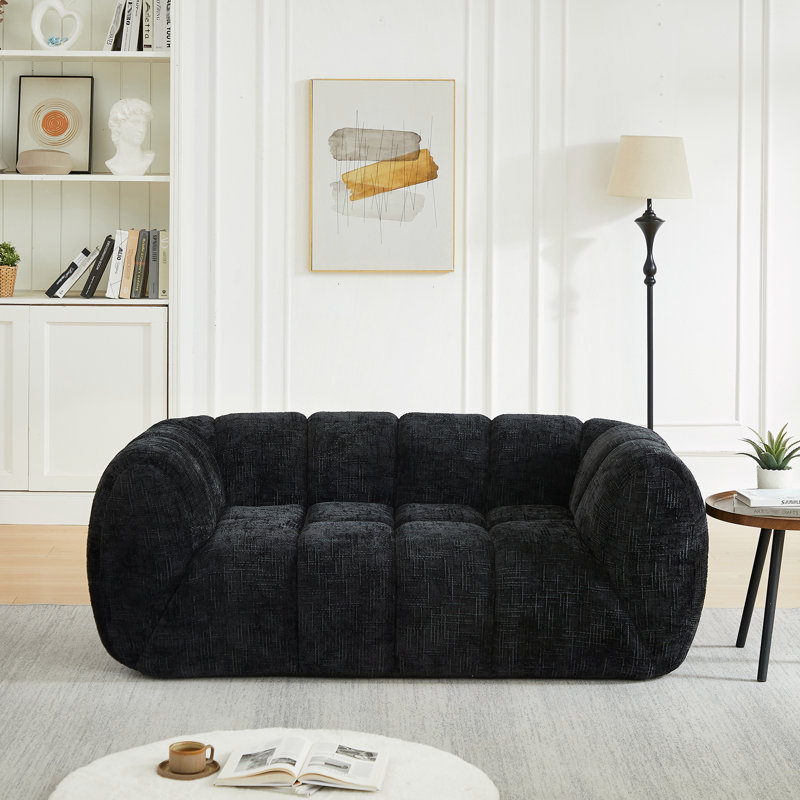 Canapé moderne et confortable, idéal pour les salons, les chambres à coucher et les appartements, Gris