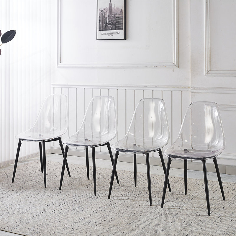 Chaise de salle à manger 4 pièces, Black