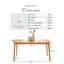 Drea Solid Wood Dining Table - Traditional Rustic Farmhouse Kitchen Style-100710123-68285136