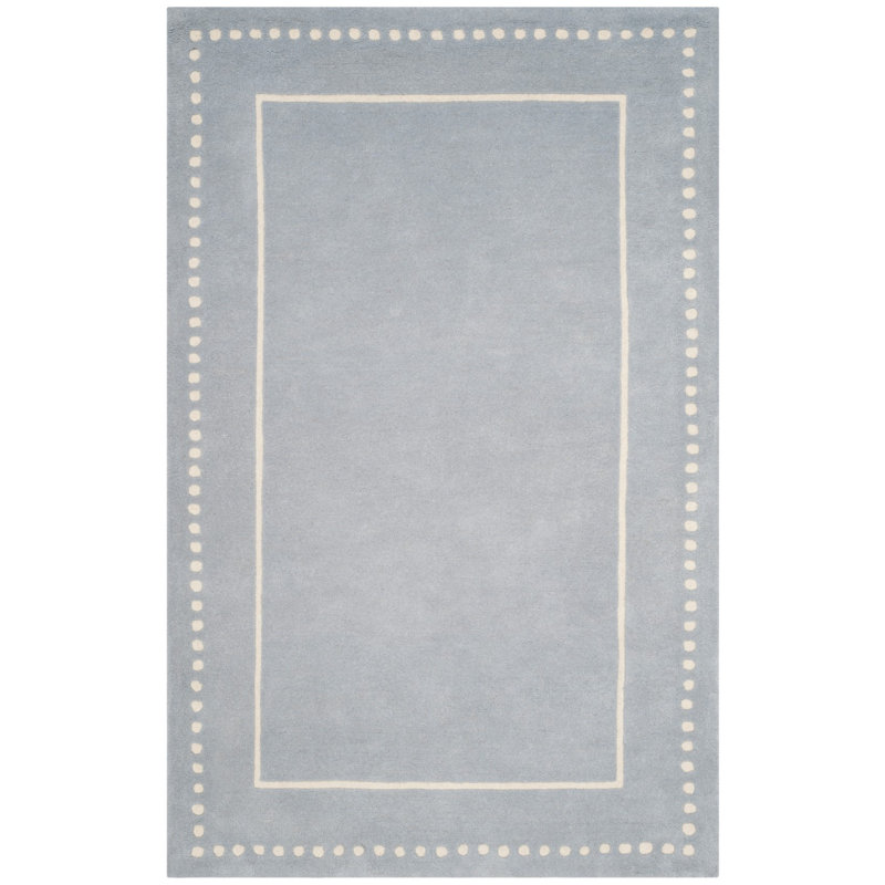 Cruz Hand Tufted Wool Solid Color Rug, Rectangle 2' x 3'