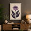 Purple Crown Botanical - Wrapped Canvas-1509544241-1509544240