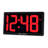 AcuRite 10-Inch LED Digital Clock with Auto-Dimming Brightness, Red (75099M)
