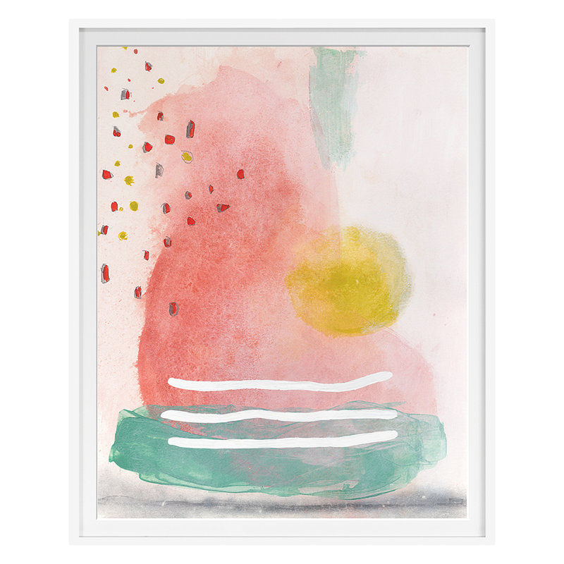Festival 1 Print by Goderwis, Kyle, White Framed, 42" H x 34" W