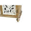 Buffet décoratif moderne - rangement 4 portes avec portes. Aspect vieilli, pour le couloir de la salle à manger. Finition peinte, conception