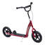Scooters pour enfants d'extérieur en acier rouge, 12,5 x 5,4 x 13,6 po, avec conception réglable