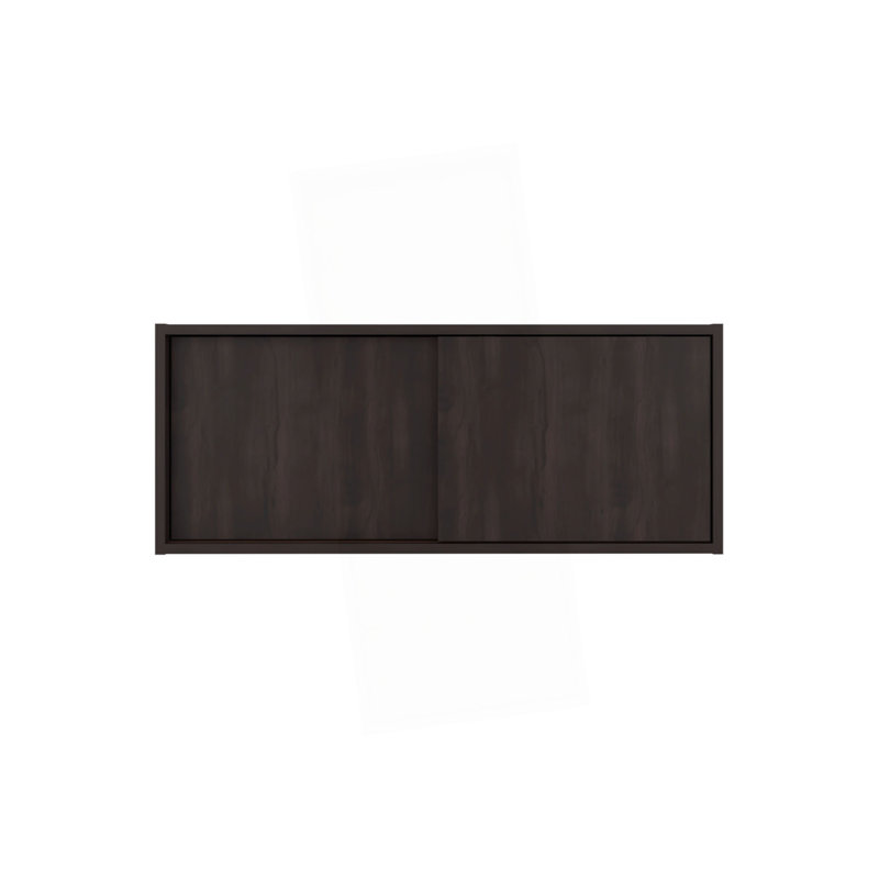 Armoire de rangement murale Bahia, Noyer brun