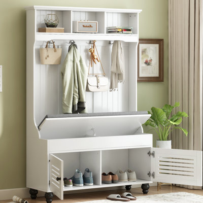 Shoe Storage Bench, Hall Tree, Hall Tree With Bench And Shoe Storage