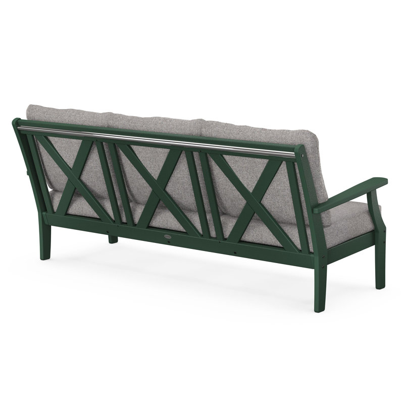 Braxton Deep Seating Sofa, Black, Grey Mist