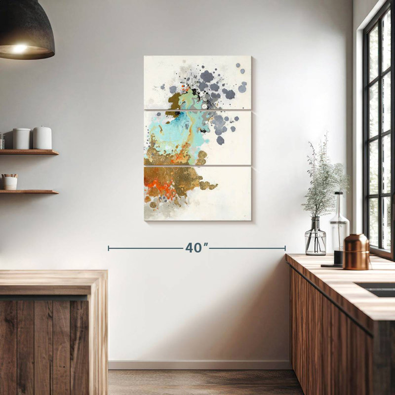 Colorful Splash, 38" H x 24" W