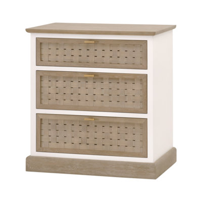 Makayla Solid Wood 3 -Drawer Accent Chest