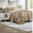 Breathable Cotton King Bedding Sets, Modern Botanical Quilt For Home