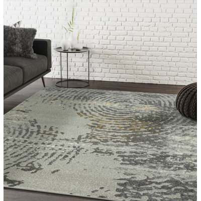 Tapis gris / jaune Roselare