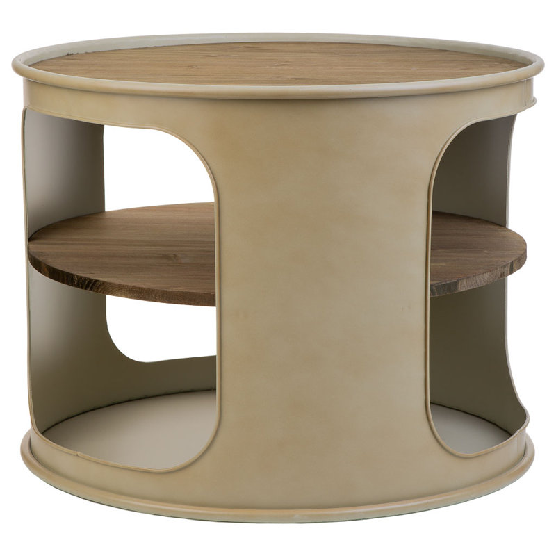 Adwait 47cm W Metal Bedside Table
