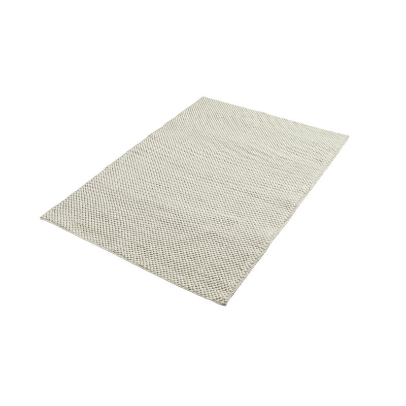 Off White Tact Rug, Rectangle 5'5" x 7'8"