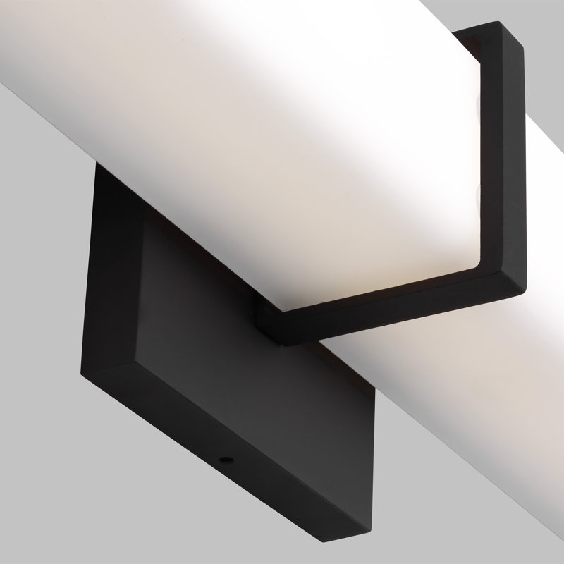 Milan 1 - Light LED Bath Bar, Nightshade Black