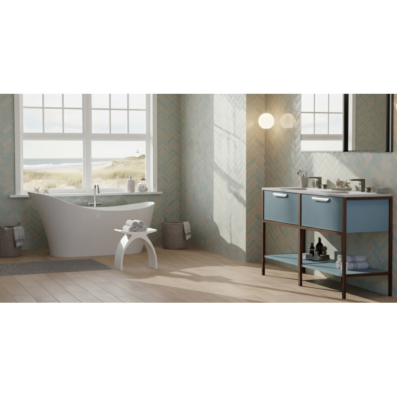 Flou 66.62'' L Freestanding Soaking Bathtub