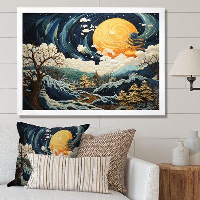 " Raging Storms Pastoral " Mixed Media Print