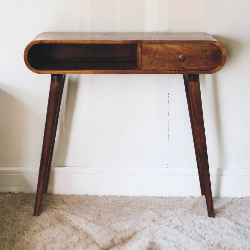 Dutil 90cm Solid Wood Console Table