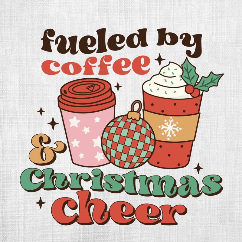 Coussin ChristmasCaffe1-1, 20 po x 20 po