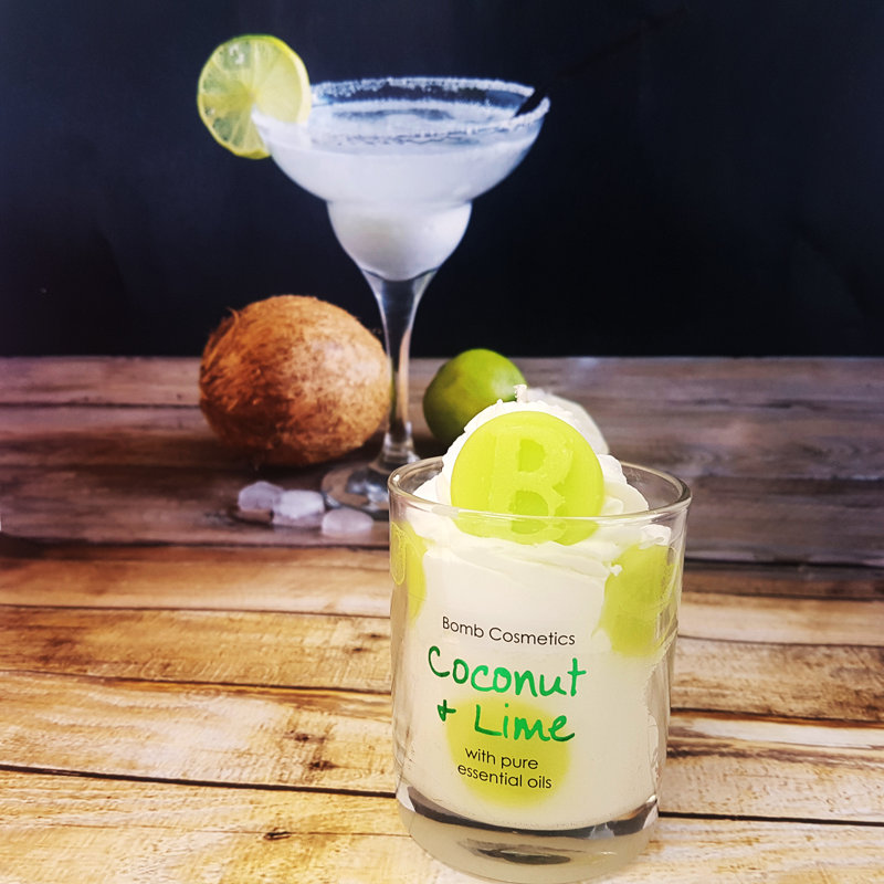 Coconut And Lime Scented Jar Candle
