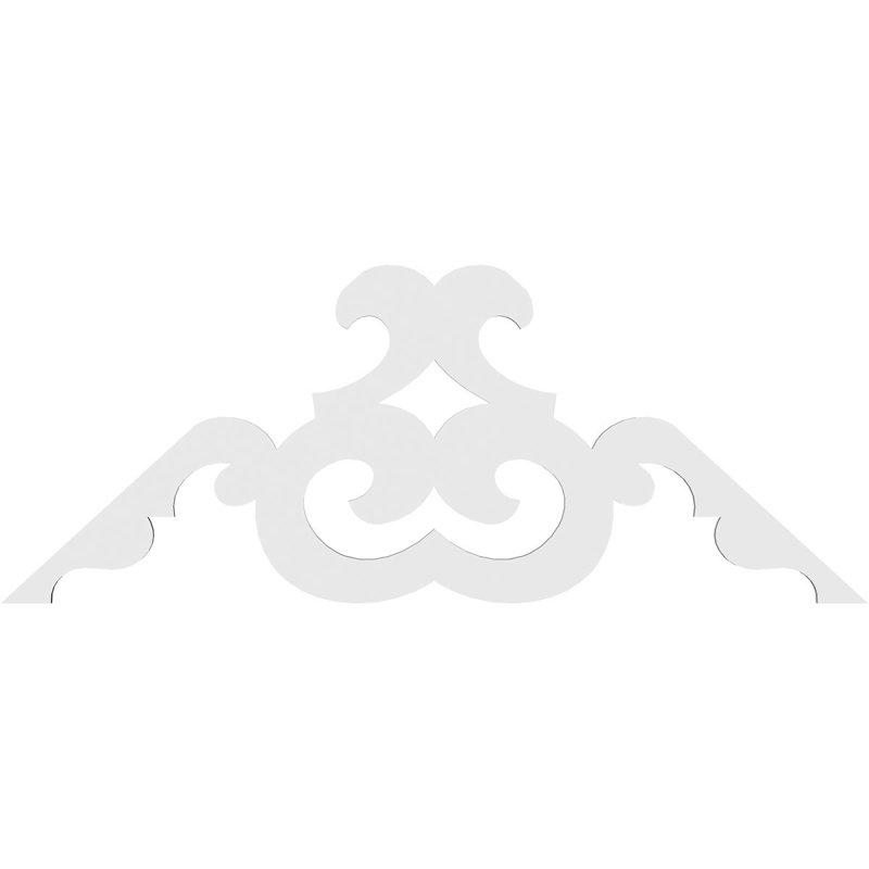 Benson Signature Urethane Gable Pediment, Primed Tan, 27.5"H x 60"W, 11/12