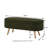 Oval Boucle Storage Ottoman Bench-101694305