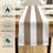 Khaki Striped Table Runner 108" x 14"-27798572-27778789