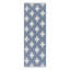 Geometric Area Rug in Dusty Blue/Ivory-50686315
