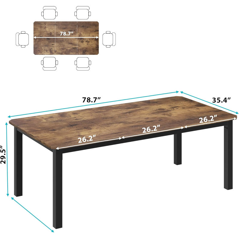 Dining Table, Brown, Brown, Brown, Brown