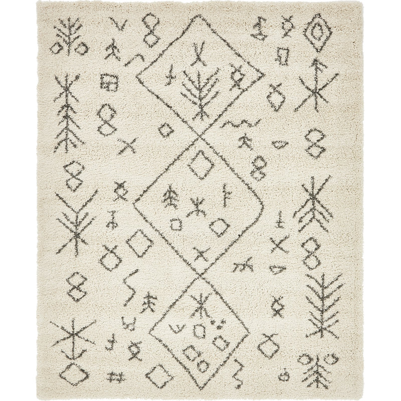 Southwestern Shag Area Rug, Rectangle 274 x 366cm