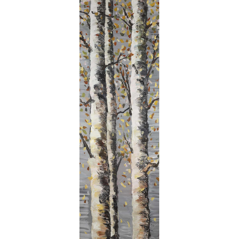 Blossoming Birches | Office Seasons Framed Matted Print