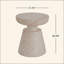 Table d'appoint d'extérieur / d'intérieur en béton léger-2065667238