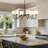 40'' Wide Dimmable Chandelier With Cylinder Fabric Shade