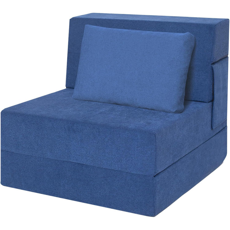 Upholstered Accent Chair, Blue