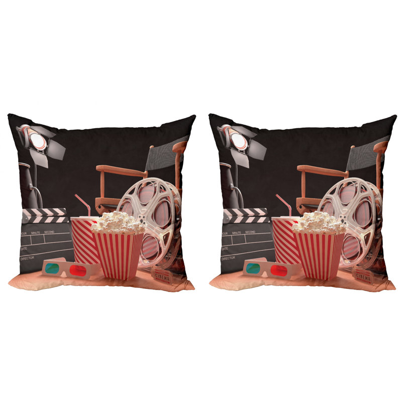 Housse de coussin cinéma, 16 po x 1 po