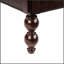 Table basse rectangulaire en bois avec rangement, pieds en forme de gourde de style rétro, assemblage facile sans outils pour le salon-947935684