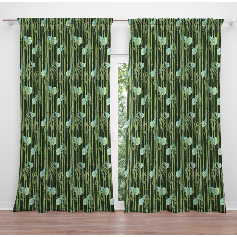 Gergina Room Darkening Curtain Pair, 20" W x 82" L