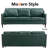  Jannae 80" Vegan Faux Leather Upholstered Square Arm Sofa-202343152