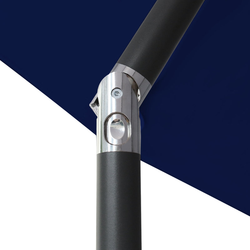 Courchevel 3m Traditional Parasol Blue