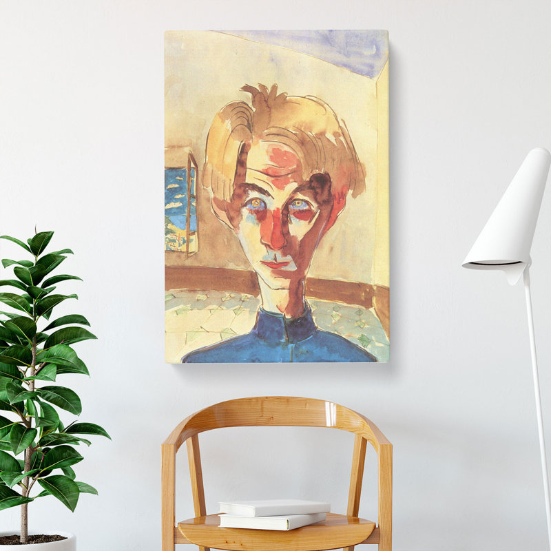 Self-Portrait Vol.1 by Walter Gramatte - Wrapped Canvas, 50cm H x 35cm W x 3cm D