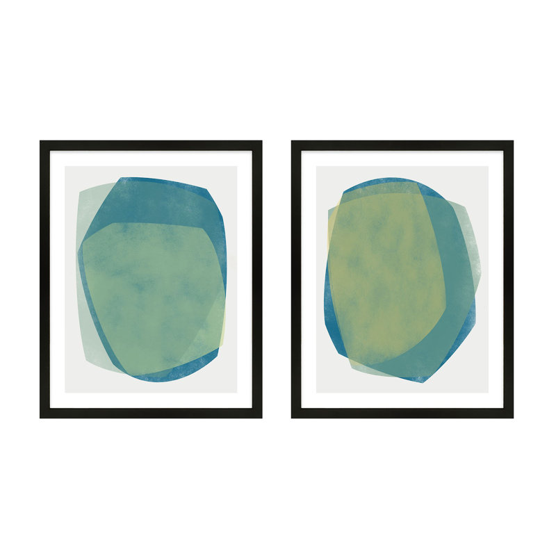 «Didi Eclipse 4 & 5» par Jacques Pilon - ensemble de 2 cadres photo, H 38 po x l 30 po, Noir