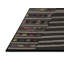 Tapis contemporain gris anthracite / gris / beige Chehab-739863778