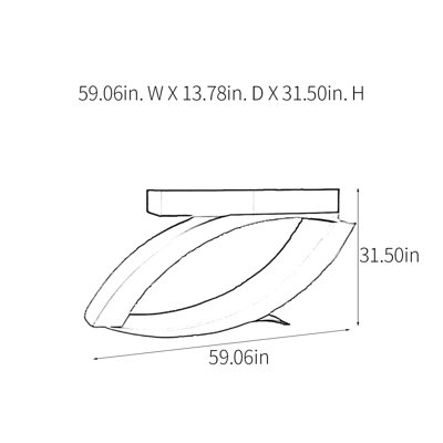 Modern Minimalist Art Console Table