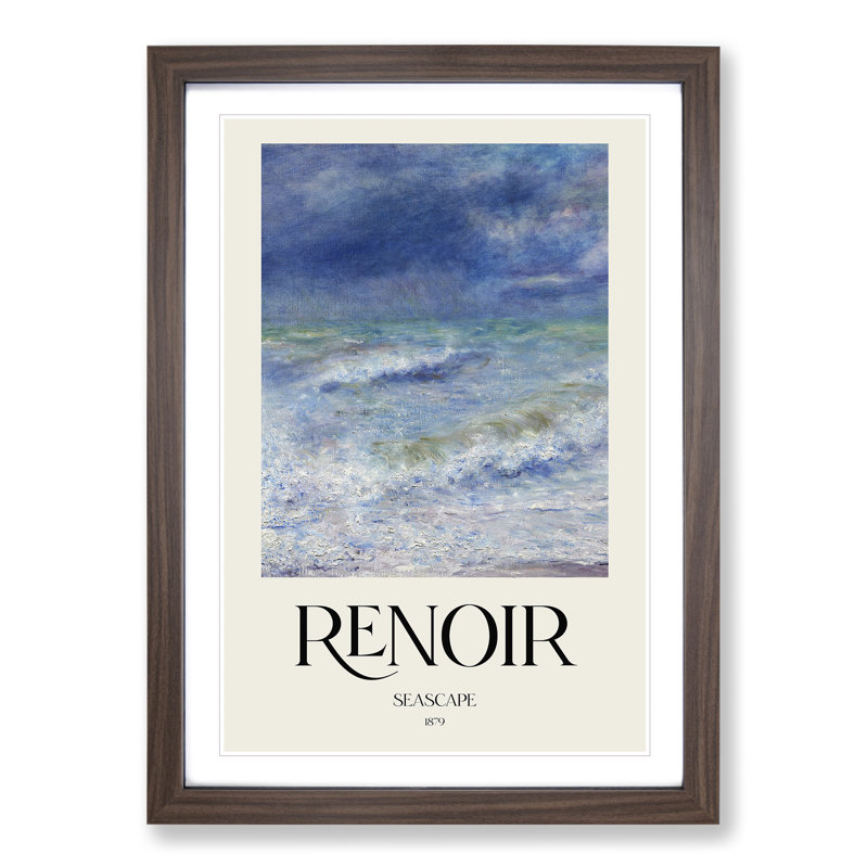 Seascape by Pierre-Auguste Renoir - Picture Frame Graphic Art, 65cm H x 48cm W x 2cm D