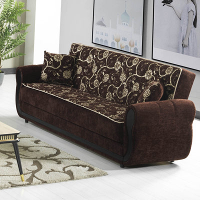 90''Chenille Round Arm Sofa,Upholstered Sofa,Convertible Sofa,Modern Sofa,Accent Sofa